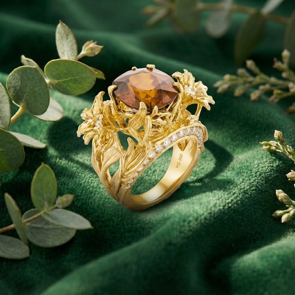 The Minimal Bezel Ring - Close-up Detail